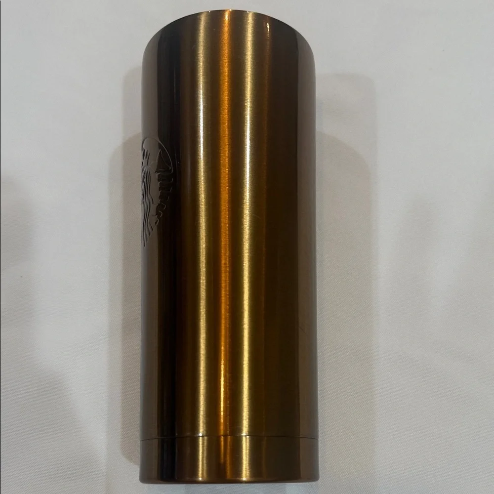 Starbucks Metallic gold holiday Tumbler